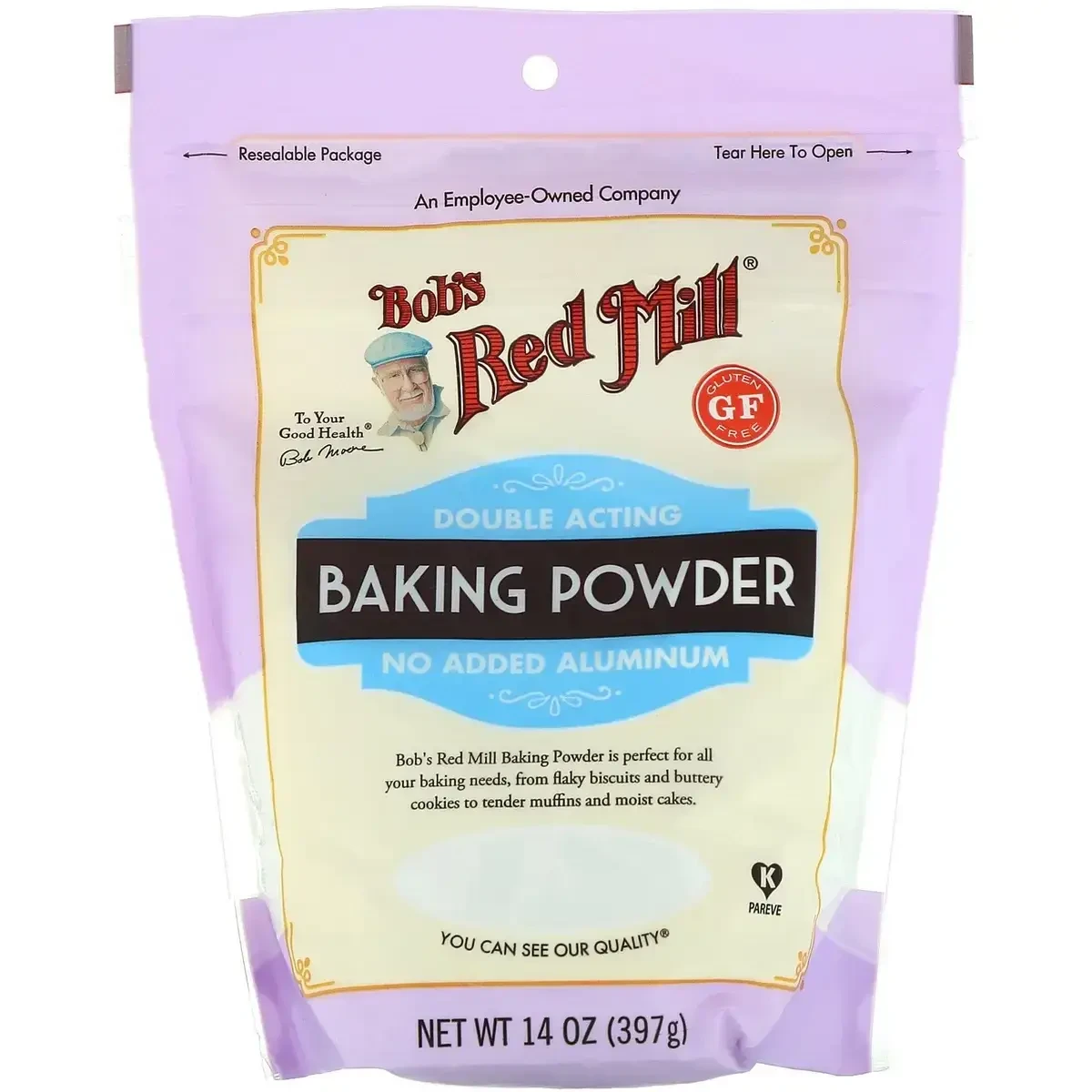 Bobs Red Mill, Пекарний порошок подвійної дії, без глютену, 397 г