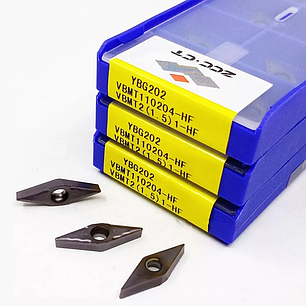 VBMT110204-HF YBG202 ZCC.CT (Сталь) Твердосплавна пластина, фото 1