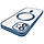 Чохол TPU Metallic Full Camera with Magsafe для Apple iPhone 12 (Matte Blue), фото 3