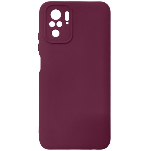 Чохол Soft Silicone Case Full для Xiaomi Redmi Note 10/Note 10S/Poco M5S (Maroon)