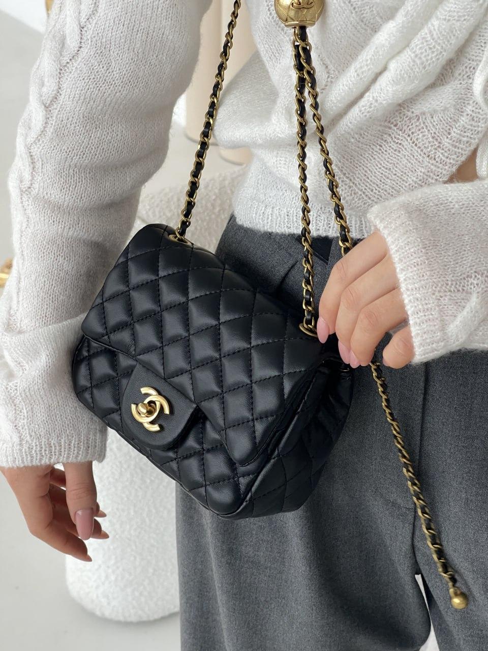 Сумка Chanel міні чорний (пильовик в комплекті)