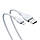 Кабель Baseus Pudding Series Fast Charging Cable USB - Lightning 2.4A/2m (P10355700221-01) (White), фото 4