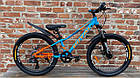 Велосипед Royal 24-RIO синьо-помаранчовий  2025, фото 7