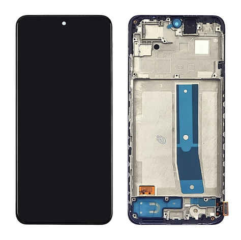 Дисплей (екран) для Xiaomi Redmi Note 11, чорний, OLED, з передньою панеллю, фото 1