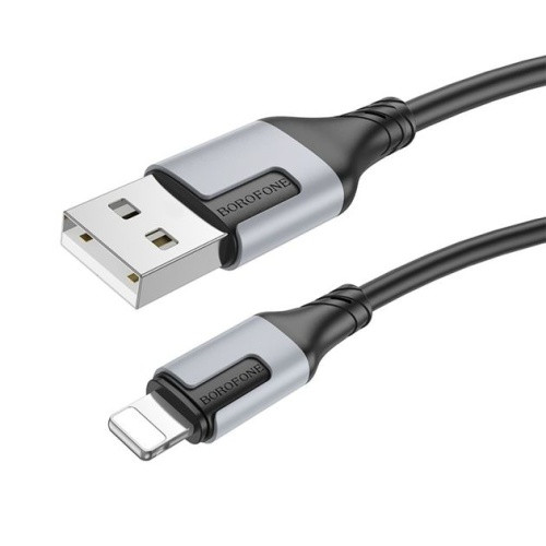 Кабель Borofone BX101 Creator USB - Lightning 2.4A/1m (Чорний)