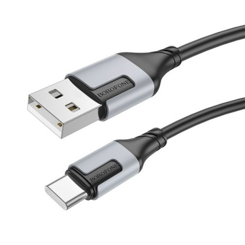 Кабель Borofone BX101 Creator USB - Type-C 3.0A/1m (Чорний)