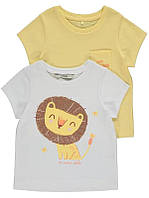 Набір дитячих футболок George на дівчинку р.104-110