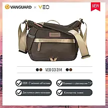 Наплічна сумка Vanguard VEO GO 21M Khaki-Green | Для фото- відеотехніки DSLR, CSC, Nikon, Canon, Sony, фото 4