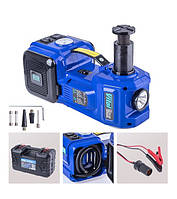ТОП! Набір 2 в 1 домкрат електрогідравлічний 135-360мм, 12В, 13А, 2т + компресор 12В, 10А, 35л/хв - (gHome)