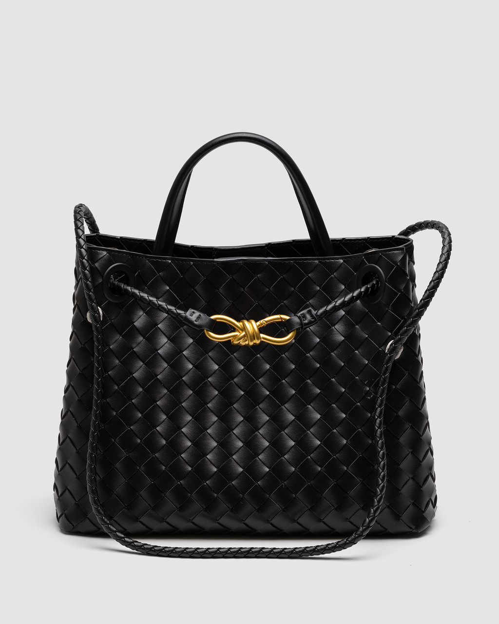 💎 Bottega Veneta Andiamo Bag Black 32 х 24 х 11 см