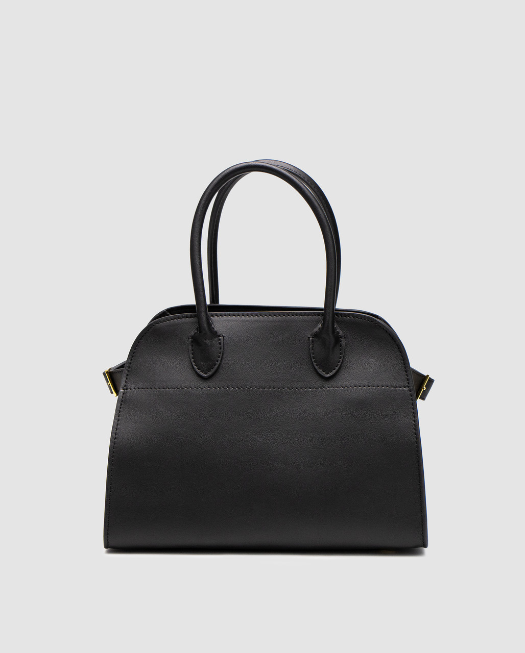 💎 The Row Soft Margaux 26 Bag in Leather Black 26 х 20 х 16 см, фото 1