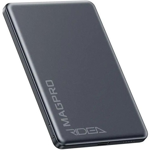 Додаткова Батарея Power Bank Ridea RP-M5 MAGPRO QC/PD 20W, QI 15W with Magnetic 5000mAh (Сірий)