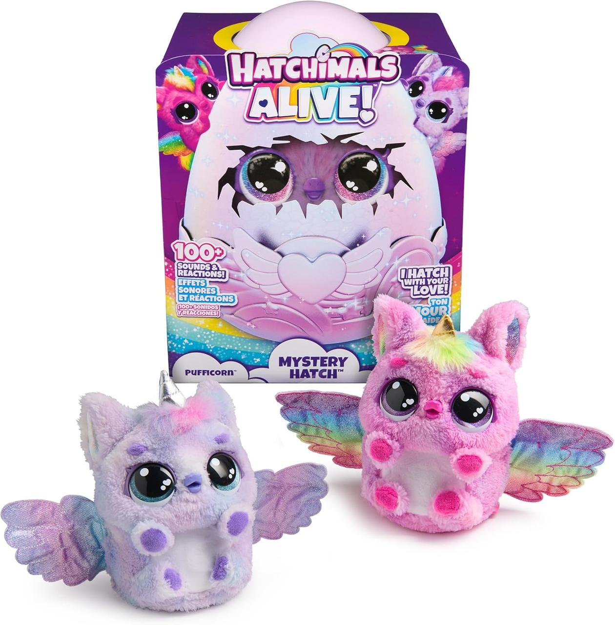 Інтерактивна іграшка Hatchimals Паффі в яйці Hatchimals Alive, Mystery Hatch Pufficorn