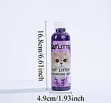 Гранули наповнювач нейтралізатор запаху для котячого туалету (лотка) 250 мл, 1 пляшка 4 кольори, фото 3