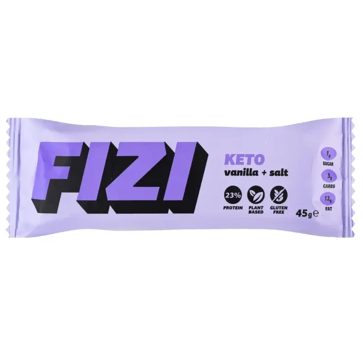 Батончик FIZI КЕТО протеіновий “Vanilla + salt” 45 г