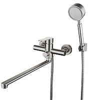 Змішувач-кран для ванни з нержавіючої сталі з душем і довгим виливом Sofo SUS304_1225