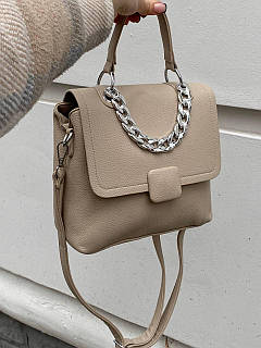 Сумка классична стильна Бежевий