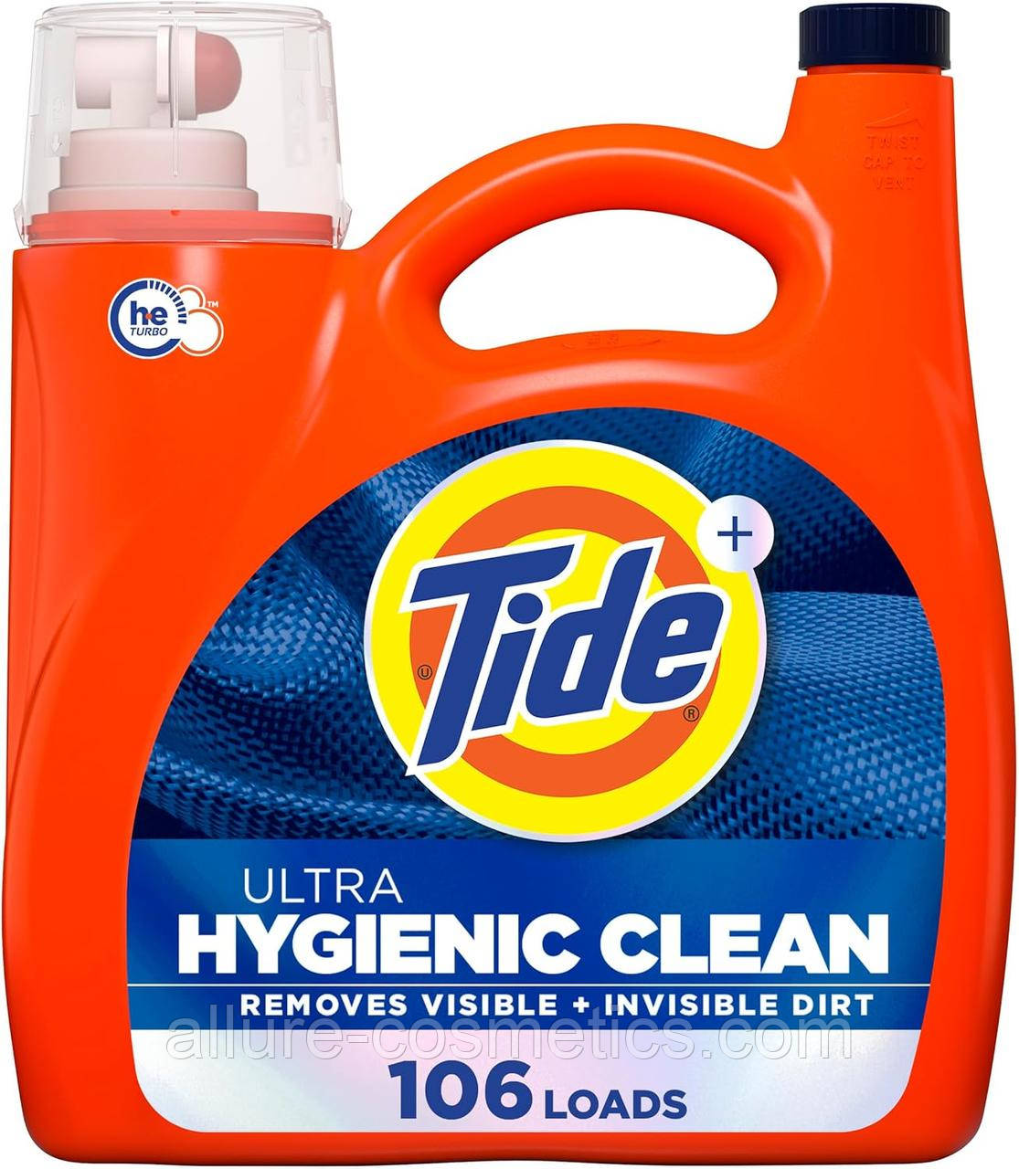 Рідина для прання Tide ULTRA Hygienic Clean Laundry Detergent 4.4L 106 loads (США)