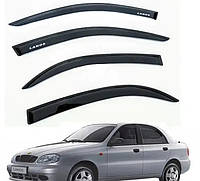 Дефлекторы окон DAEWOO LANOS SENS (на скотче) ветровики Деу Ланос Сенс