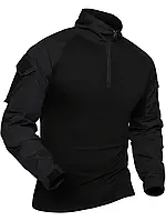 Тактична чорна сорочка S