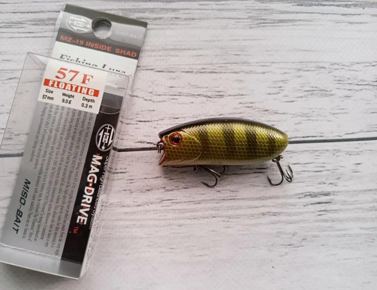 Воблер попер Miso-Bait Lucky Craft Malas 57мм 9гр