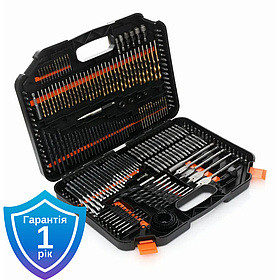 Набір свердел та біт Kraft&Dele KD999 по дереву, металу, бетону 246 елементів