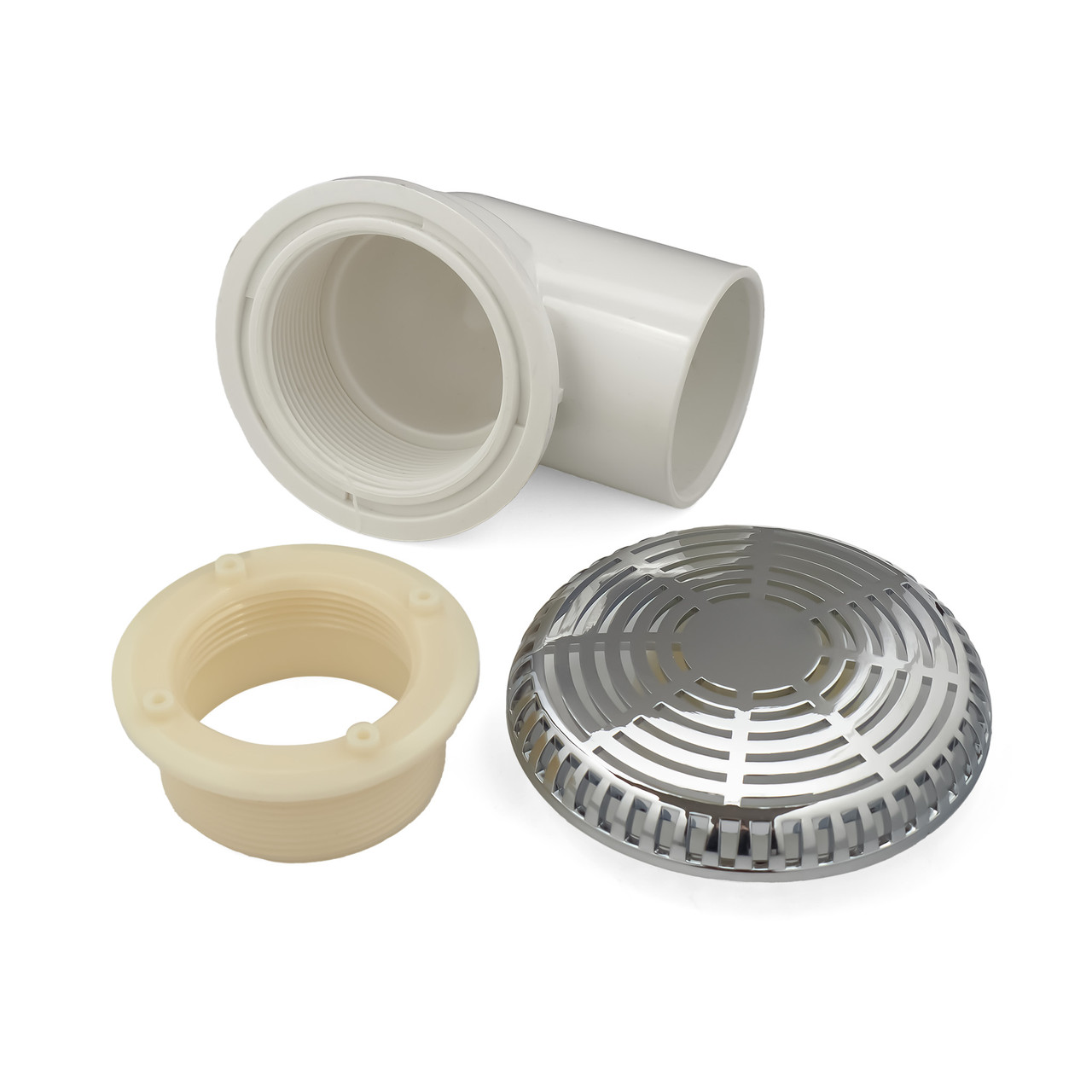 Водозабір для гідромасажної ванни, джакузі VZ-03 виконана з термопласту.