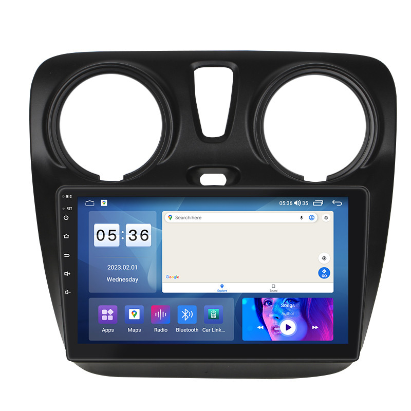 Штатна магнітола Lesko для Dacia Sandero II ver 2 2012-2016 екран 9" 4/64Gb CarPlay 4G Wi-Fi GPS Prime 1 шт., фото 1