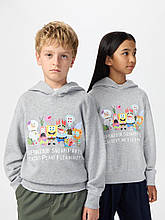 Худі з капюшоном SpongeBob SquarePants UNIQLO 1159827894 (Сірий 145-155)