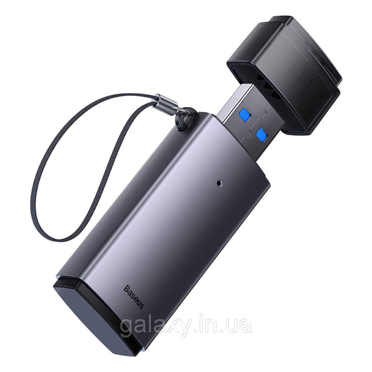Кардрідер Baseus Lite Series USB-A to SD/TF, фото 1