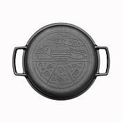 Каструля чавунна з кришкою-сковородою 6л brizoll, фото 4