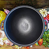Казан чавунний узбецький 18 л WOK із кришкою-сковородою гриль "Наша Майстерня", фото 6