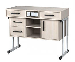 Стіл демонстраційний з розетками для кабінету хімії або фізики