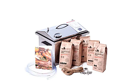 Якісна коптильня SmokeHouse M DeLuxe з термометром і підставкою