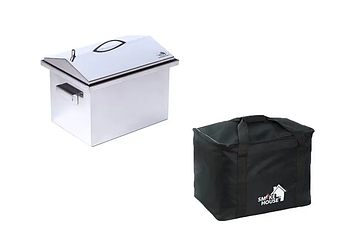 Коптильня гарячого копчення Smoke House M DeLuxe з сумкою, фото 1