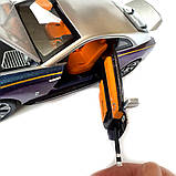 Машинка металева дитяча Rolls-Royce Spectre Ролс Ройс срібно-фіолетовий Автоексперт 1:24 світло інерція відкр двері баг капот, фото 6