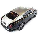Машинка металева дитяча Rolls-Royce Spectre Ролс Ройс срібно-чорний Автоексперт 1:24 світло інерція відкр двері баг капот, фото 5