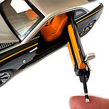 Машинка металева дитяча Rolls-Royce Spectre Ролс Ройс срібно-чорний Автоексперт 1:24 світло інерція відкр двері баг капот, фото 8