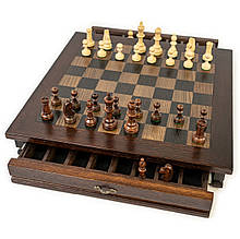 Настільна гра Шахи ручної роботи з дуба та ясеня