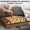 Настільна гра Шахи ручної роботи з натурального дерева, фото 6