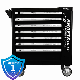 Інструментальний візок для майстерні Kraft&Dele KD1070 7 ящиків