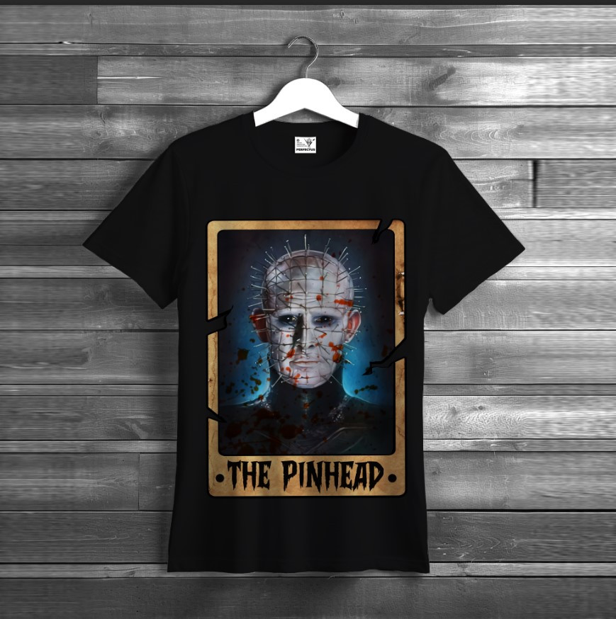 Футболка з принтом "Pinhead персонаж хорор Лабіринт 1"