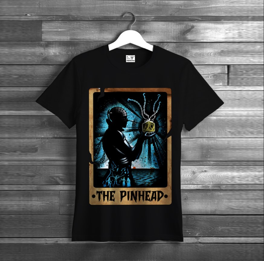 Футболка з принтом "Pinhead персонаж хорор Лабіринт 3"