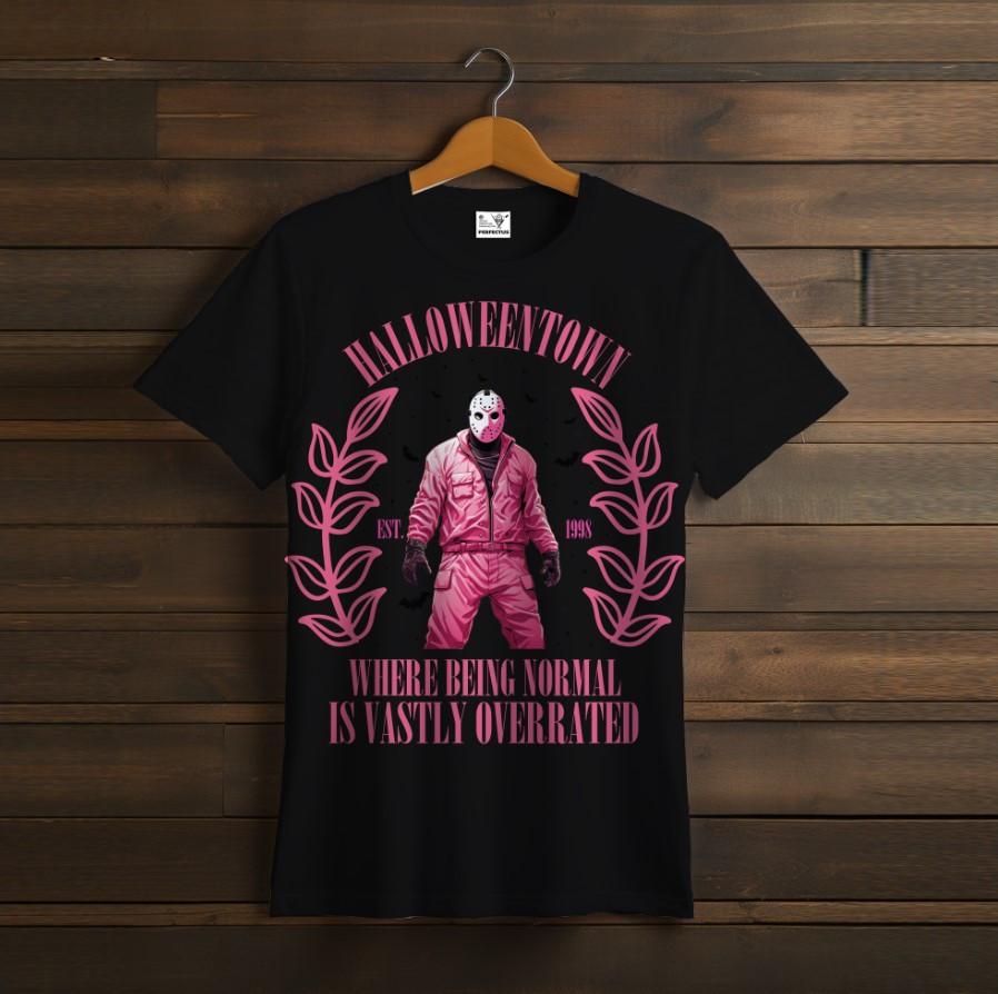 Футболка з принтом "Джейсон Вурхіз П'ятниця 13 е хорор жахи Jason Voorhees Хеловін 1" ВСІ Розміри, фото 1