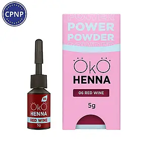 Хна для брів OkO Power Powder 06 Red Wine, 5 грам