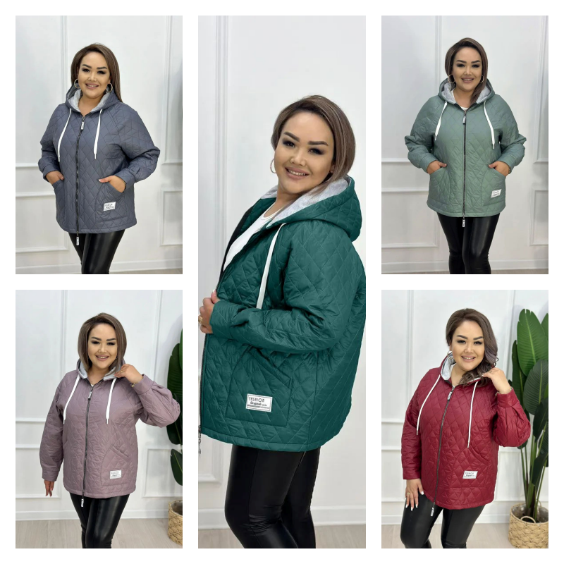 Жіноча куртка плащівка батал