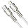 Кабель Baseus Cafule Metal Type-C - Lightning PD20W/2m (CATLJK-B02) (White), фото 2