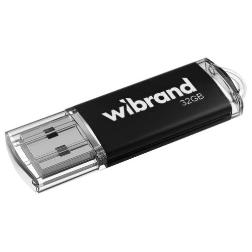 USB флеш-накопичувач Wibrand 32gb Cougar (Чорний)