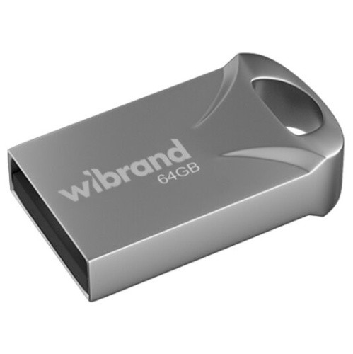 USB флеш-накопичувач Wibrand 64gb Hawk (Срібло)