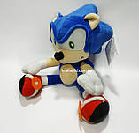 М'яка іграшка Їжачок Супер Сонік Sonic розмір 31 см, фото 4